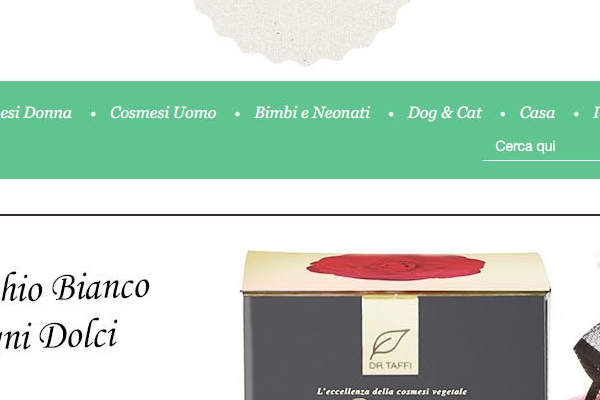 Sito e-Commerce Cosmetici
