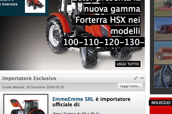 Sito Azienda Macchine Agricole